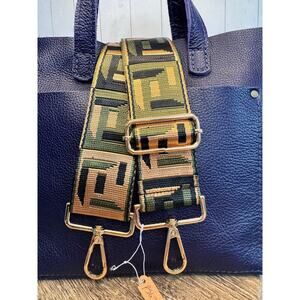 Crossbody Purse Strap Green Black Gold BOHO Bag Strap Guitar Strap NEW